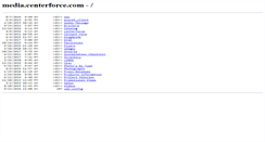 Desktop Screenshot of media.centerforce.com