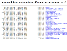 Tablet Screenshot of media.centerforce.com