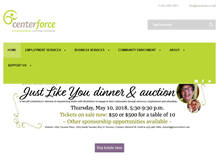 Tablet Screenshot of centerforce.net